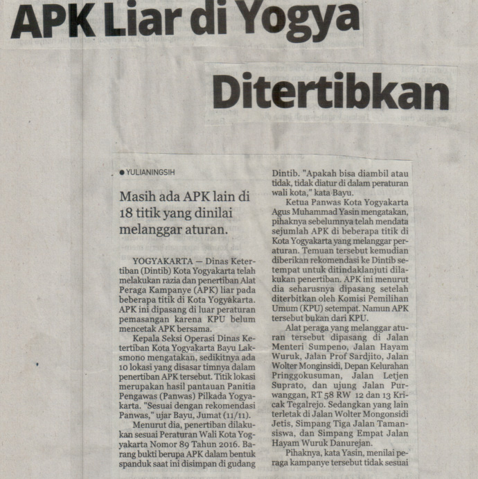 Kliping jogja terbaru